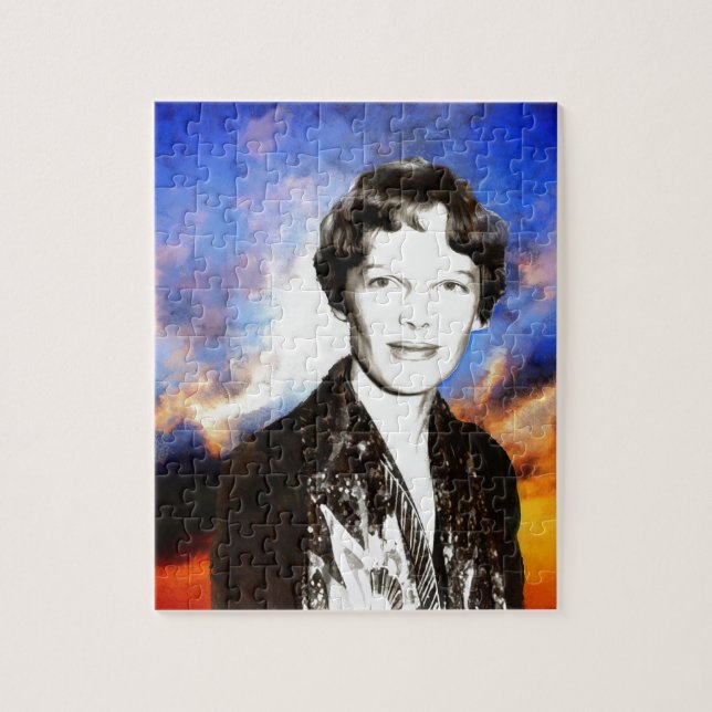 Quebra-cabeça Trabalhos de arte de Amelia Earhart (Vertical)
