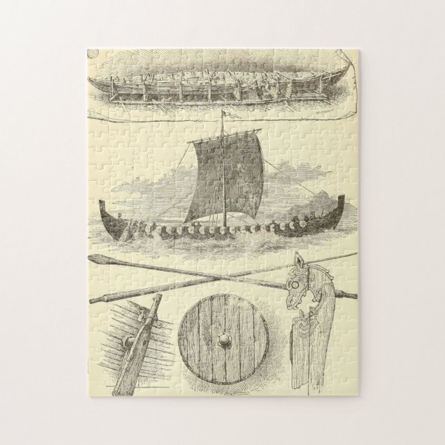 Quebra-cabeça Trabalhos de arte e ilustrações de Viquingues do (Vertical)