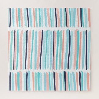 Quebra-cabeça Traços Coloridos De Pincel: Escribble Vintage.