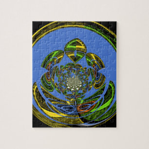 Quebra-cabeça Tradicional Apenas Azul
