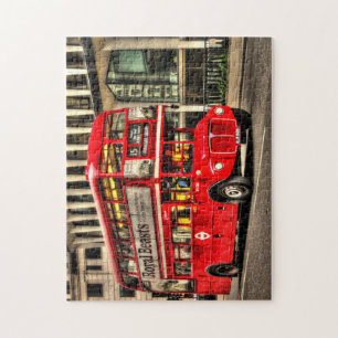 Quebra-cabeça Traffic Square London Double Decker Bus