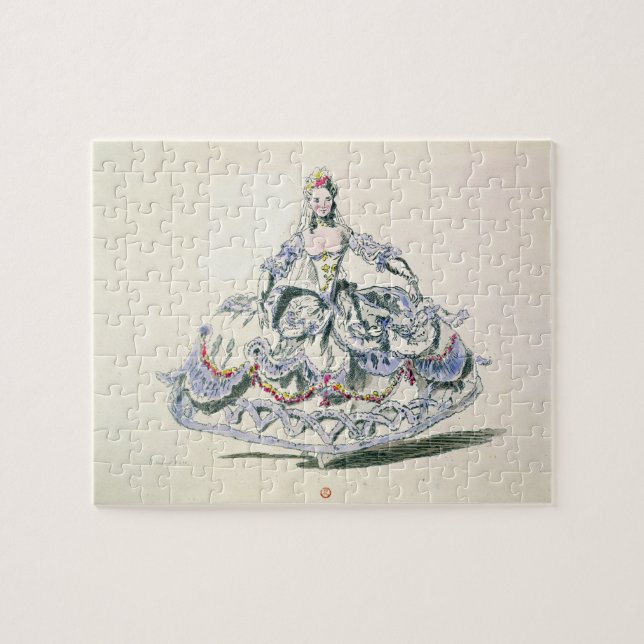 Quebra-cabeça Traje da ópera, da coleção de Plaisirs dos menus, (Horizontal)