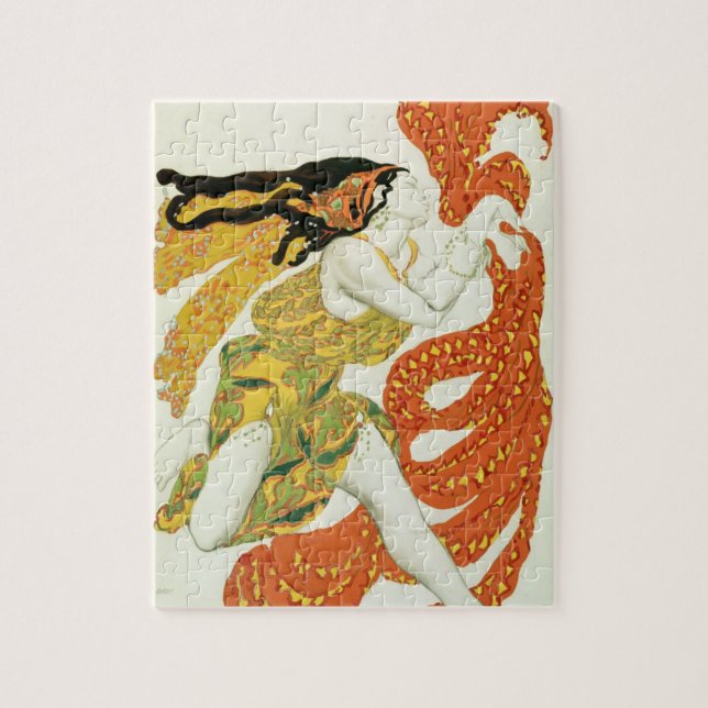 Quebra-cabeça Traje o design para um bacchante 'em Narcisse (Vertical)