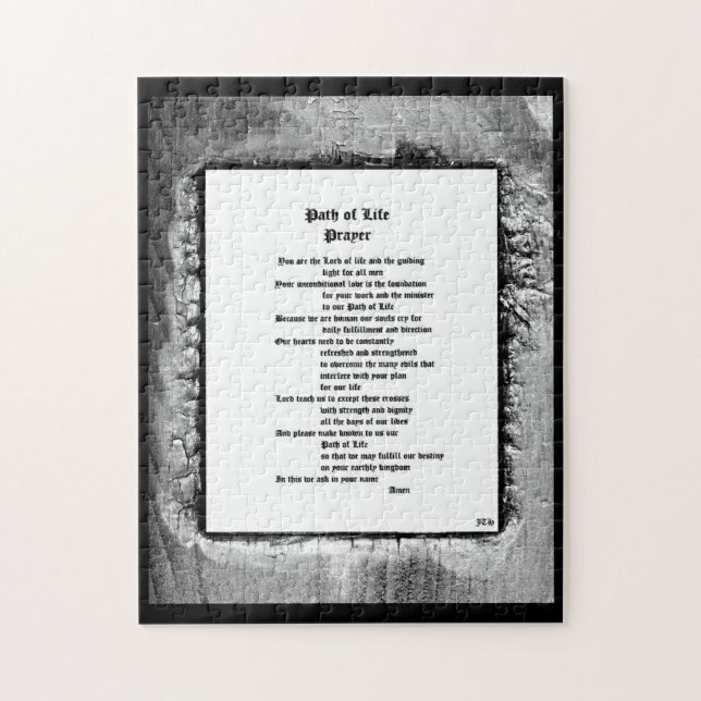 Quebra-cabeça Trajeto da oração da vida (Vertical)