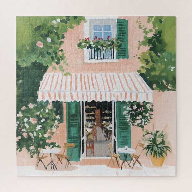 Quebra-cabeça Tranquil Terrace em Roma (Vertical)