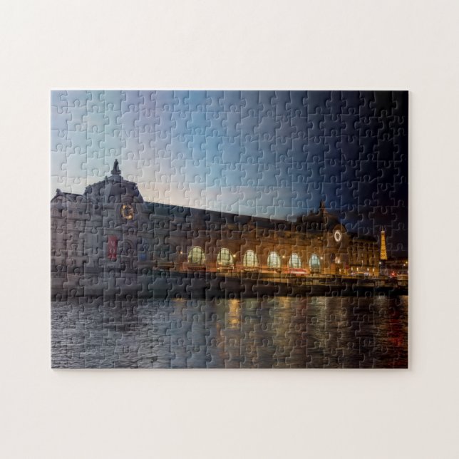 Quebra-cabeça Transição de Musée d'Orsay Day to Night - Paris (Horizontal)