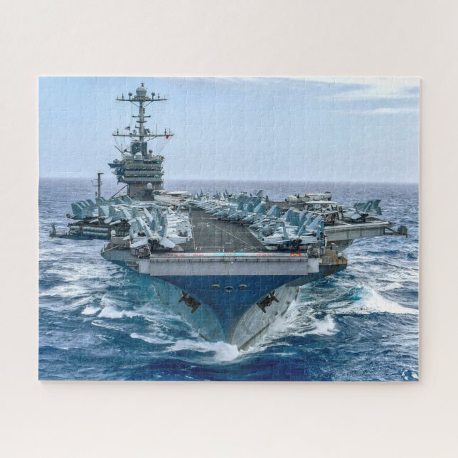 Quebra-cabeça TRANSPORTADORA AERONÁUTICA DOS EUA - CVN 75 (16x20 (Horizontal)