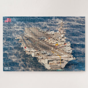 Quebra-cabeça TRANSPORTADORA AERONÁUTICA DOS EUA - CVN 77 (20x30