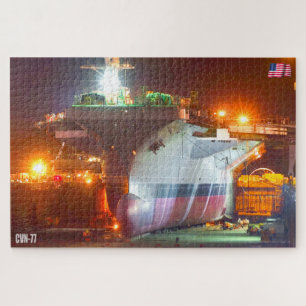 Quebra-cabeça TRANSPORTADORA AERONÁUTICA DOS EUA - CVN 77 (20x30