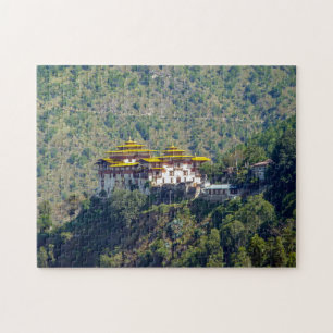 Quebra-cabeça Trashigang Dzong - Butão Oriental, Hiamalaya, Ásia