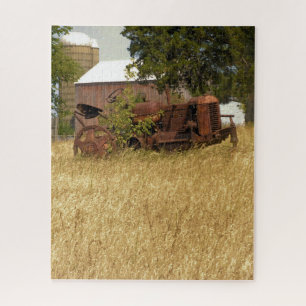 Quebra-cabeça Trator de Fazenda abandonado - 16x20 - 520 pcs.