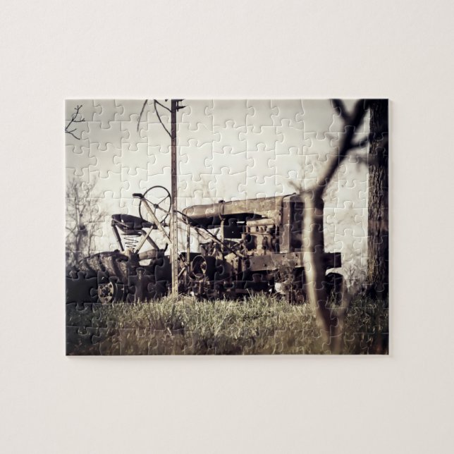 Quebra-cabeça Trator velho (Horizontal)