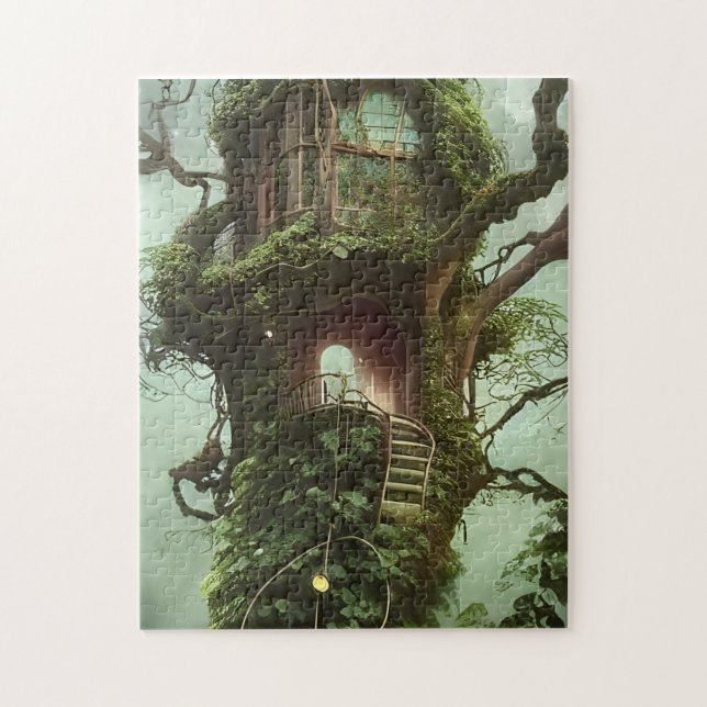 Quebra-cabeça Treehouse com Ivy (Vertical)