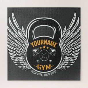 Quebra-cabeça Treinador Personalizado de Malhações GYM Kettlebel