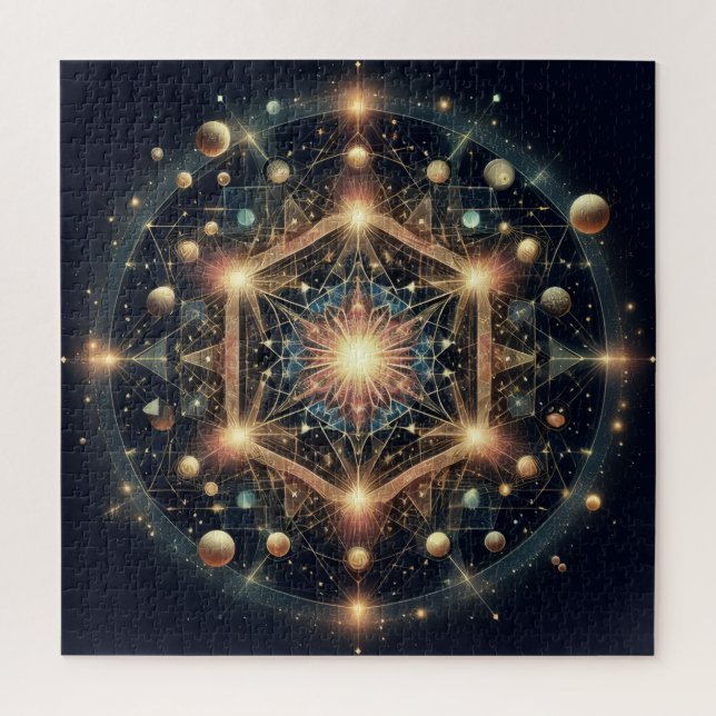 Quebra-cabeça Treliça Celestial (Vertical)