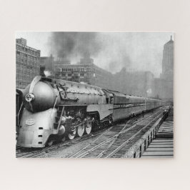 Quebra-cabeça Trem 20th Century Limited aerodinâmico c 1938