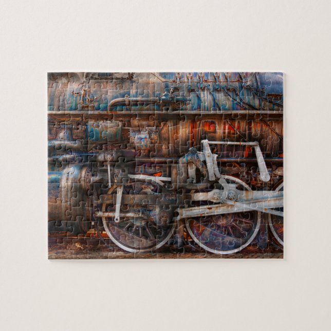 Quebra-cabeça Trem - Com a idade vem a beleza (Horizontal)