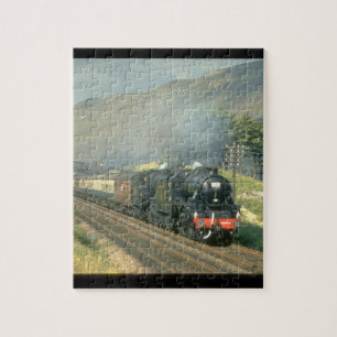 Quebra-cabeça Trens do steam-hauled_Steam da estrada de ferro