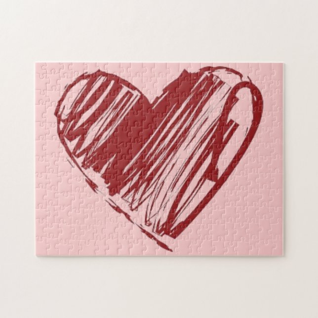 Quebra-cabeça Três corações (Horizontal)