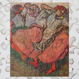 Quebra-cabeça Três dançarinos russos por Edgar Degas