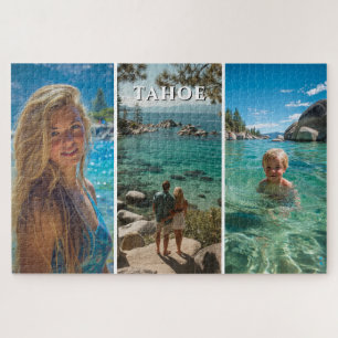 Quebra-cabeça Três Faixas Verticais Boho Foto 20x30