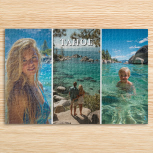 Quebra-cabeça Três Faixas Verticais Boho Foto 20x30