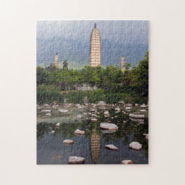 Quebra-cabeça Três Pagodas de Dali, Zhonghe - Yunnan, China