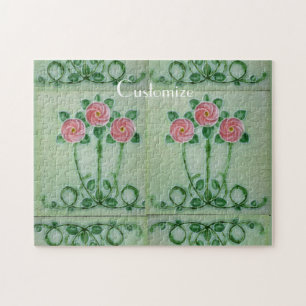 Quebra-cabeça Três Rosas Rosa Thunder_Cove
