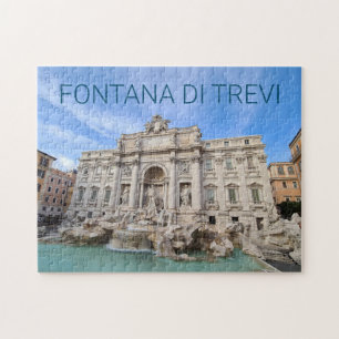 Quebra-cabeça Trevi Fountain Roma Itália Holiday Panorama