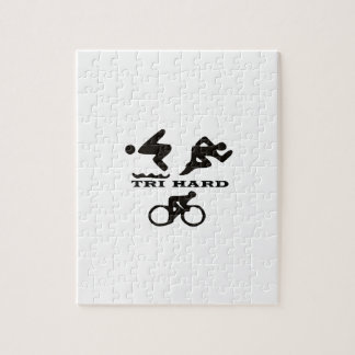 Quebra-cabeça Tri presentes duros roupa e acessórios do