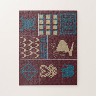 Quebra-cabeça tribal africano