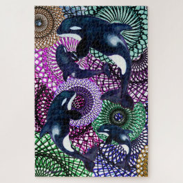 Quebra-cabeça Tribal Orca