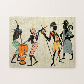 Quebra-cabeça Tribo africano