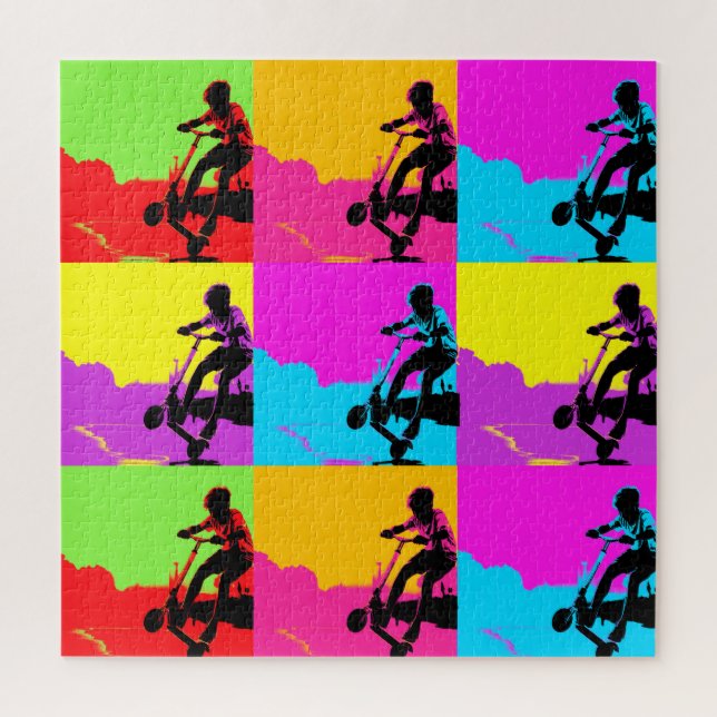 Quebra-cabeça Trickster de Patinete de dublagem - Patinete (Vertical)