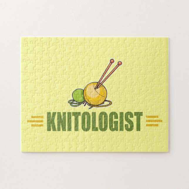 Quebra-cabeça Tricô Humorístico (Horizontal)