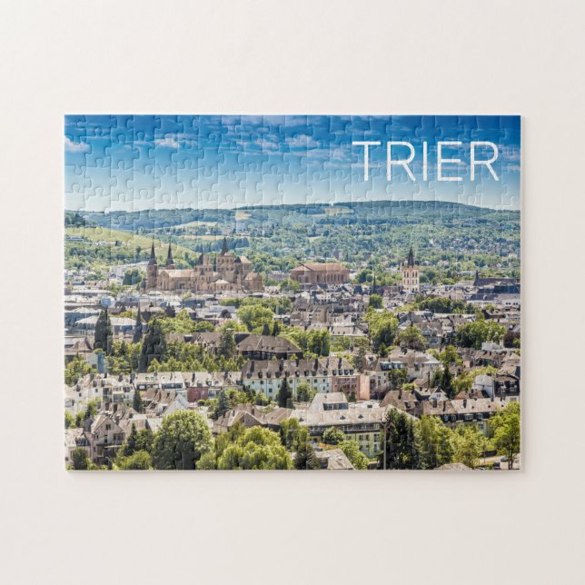 Quebra-cabeça Trier Cityscape Panorama Moselle Alemanha Souvenir (Horizontal)