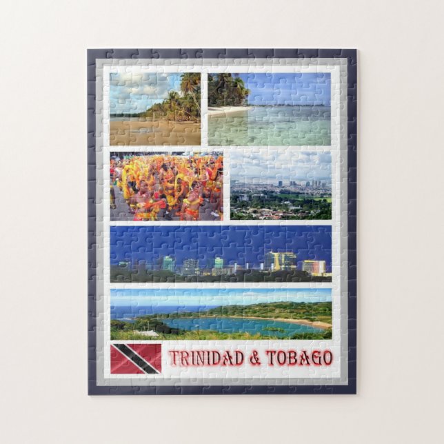Quebra-cabeça Trindade e Tobago - Mosaico - (Vertical)
