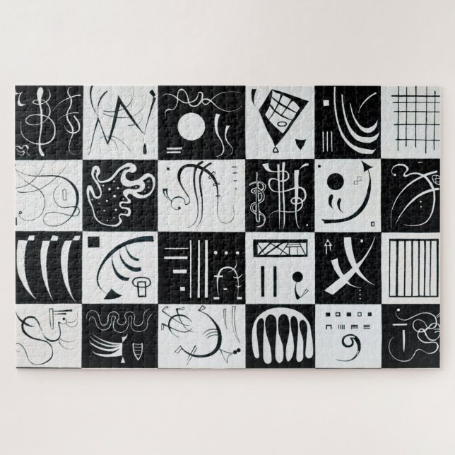 Quebra-cabeça Trinta por Wassily Kandinsky (Horizontal)