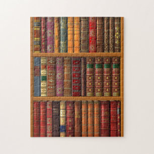 Quebra-cabeça Trompe - l ' oeil "biblioteca francesa".
