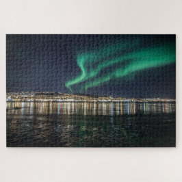 Quebra-cabeça Tromso das luzes do norte