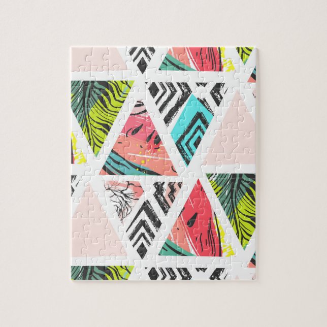 Quebra-cabeça tropical (Vertical)