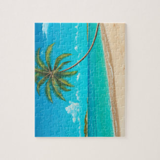 Quebra-cabeça tropical da ilha