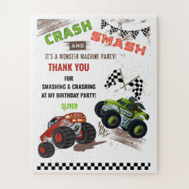 Quebra-cabeça Truck Kid Birthday - Presente De Aniversário De Um