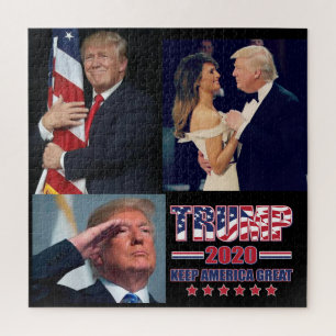 Quebra-cabeça Trump 2020 - Keep America Excelente