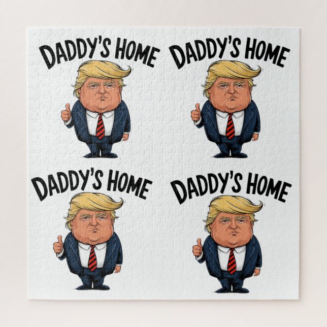 Quebra-cabeça Trump leva a casa do Pai americano de volta (Vertical)