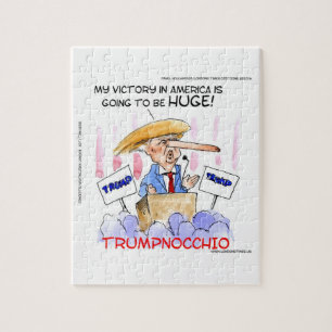 Quebra-cabeça Trumpnocchio Funny Donald Trump Itens