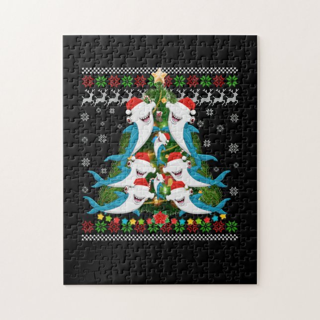 Quebra-cabeça Tubarão-martelo-martelo-martelo (Vertical)