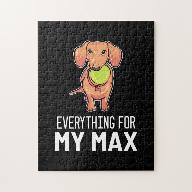 Quebra-cabeça Tudo Pelo Meu Dachshund (Vertical)