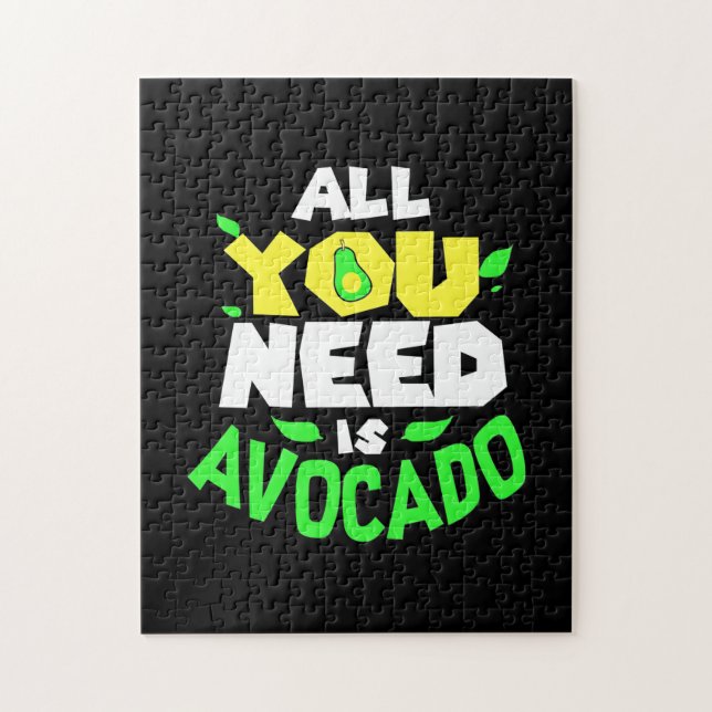 Quebra-cabeça Tudo Que Você Precisa É Avocado (Vertical)