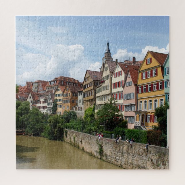 Quebra-cabeça Tuebingen Germany, Historic Old Town Puzzle (Vertical)